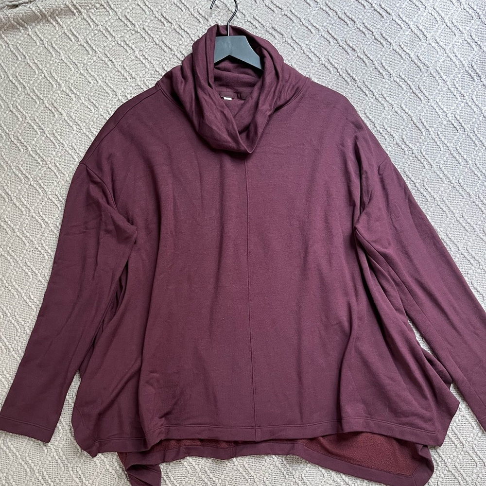 Athleta cowl neck sweater—M